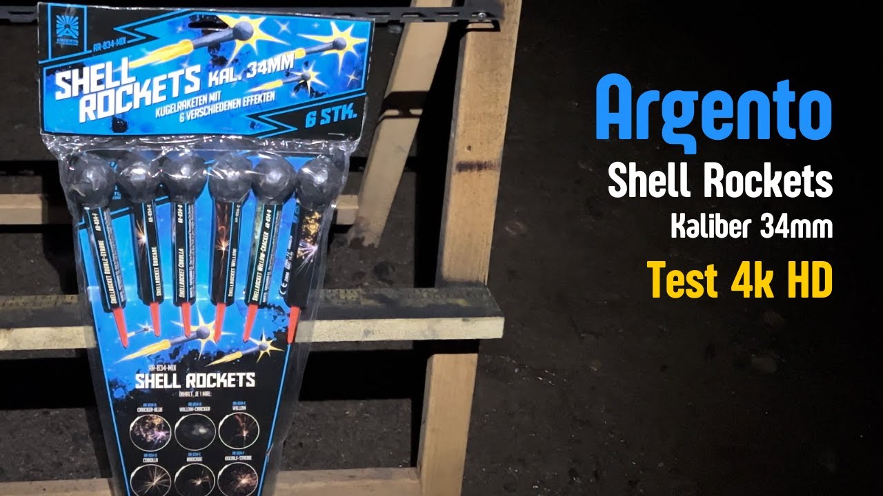 Argento Shell Rockets 34mm - 4k HD