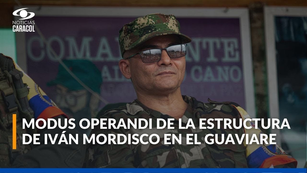 ¿Cómo funciona la estructura de alias Iván Mordisco en el departamento del Guaviare?