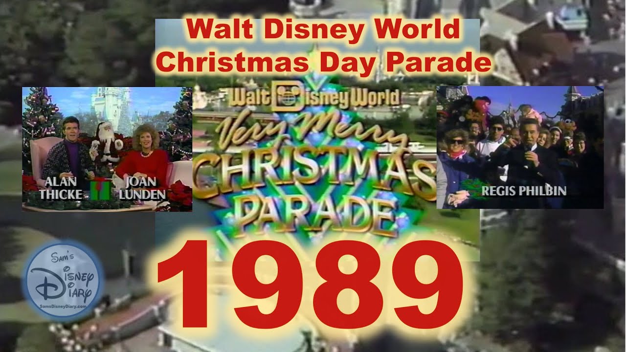 1989 Walt Disney World Christmas Day Parade | Joan Lunden | Alan Thicke | Kermit | Regis Philbin