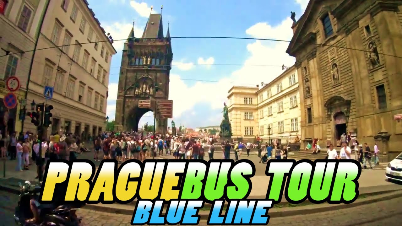 Prague CitySightseeing Bus Tour - Blue Line (4k)