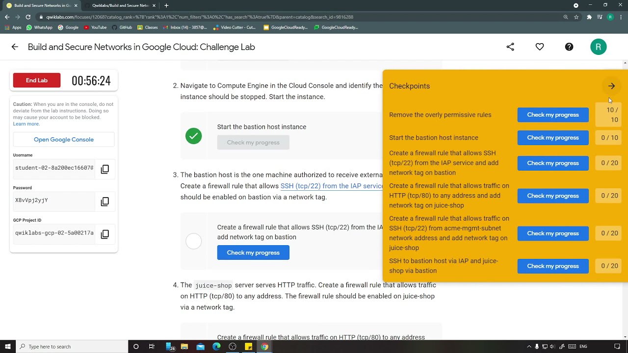 Build and Secure Networks in Google Cloud Challenge Lab | Qwiklabs [GSP322]