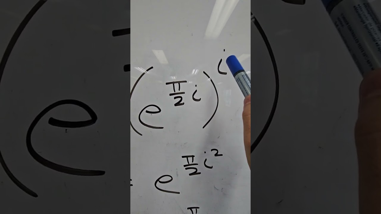Evaluate i^i, where i=&radic;(-1)