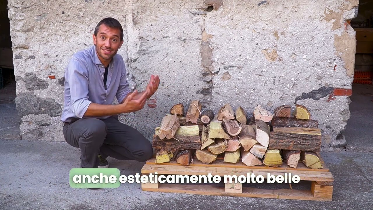 06 tutorial Come far seccare bene la legna in catasta