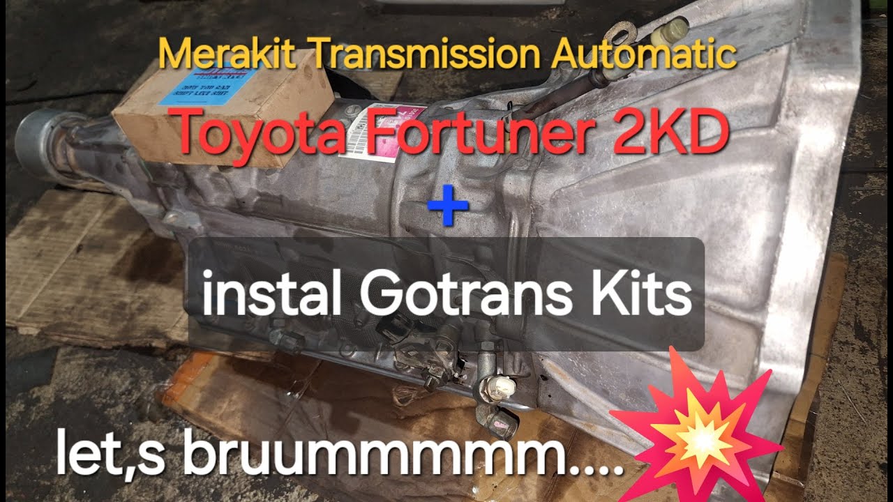 Perbaikan atau perakitan transmisi otomatis/AT Toyota Fortuner, Innova diesel 2KD.