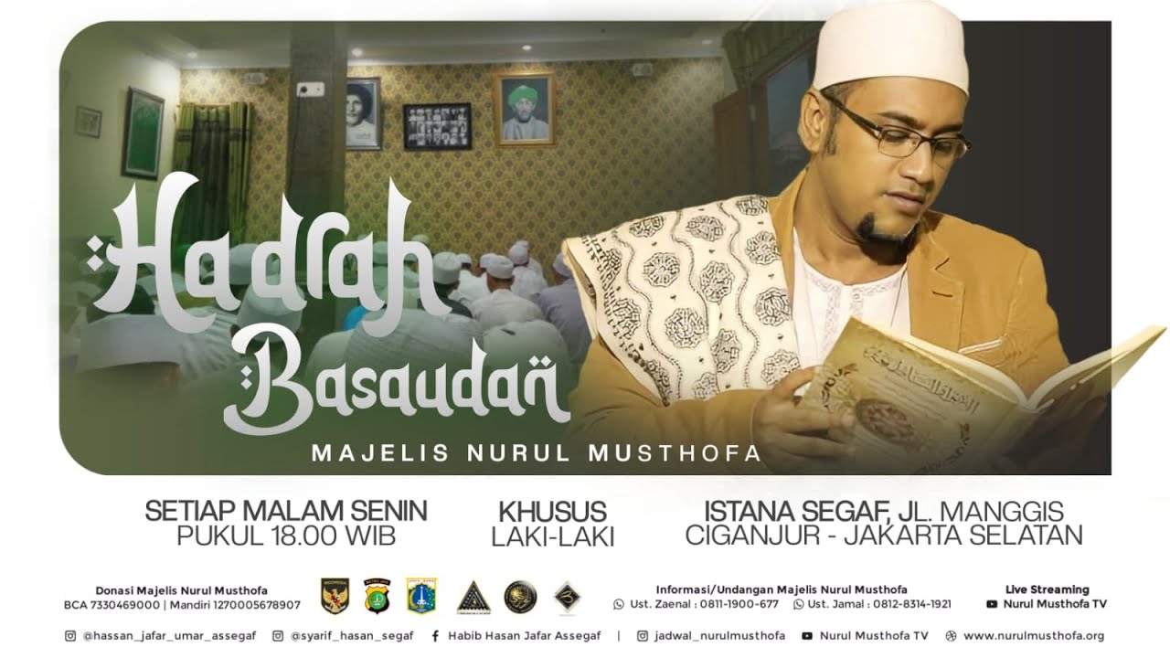 🔴 LIVE | Hadroh Basaudan   | Istana Seggaf Ciganjur Jakarta Selatan | Minggu , 22 Okt 2023