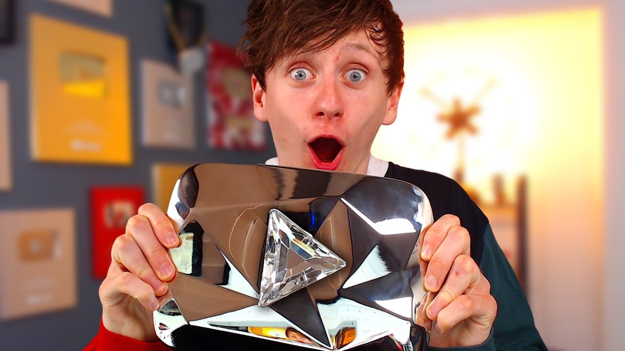 I tricked Youtube into giving me a DIAMOND PLAY BUTTON