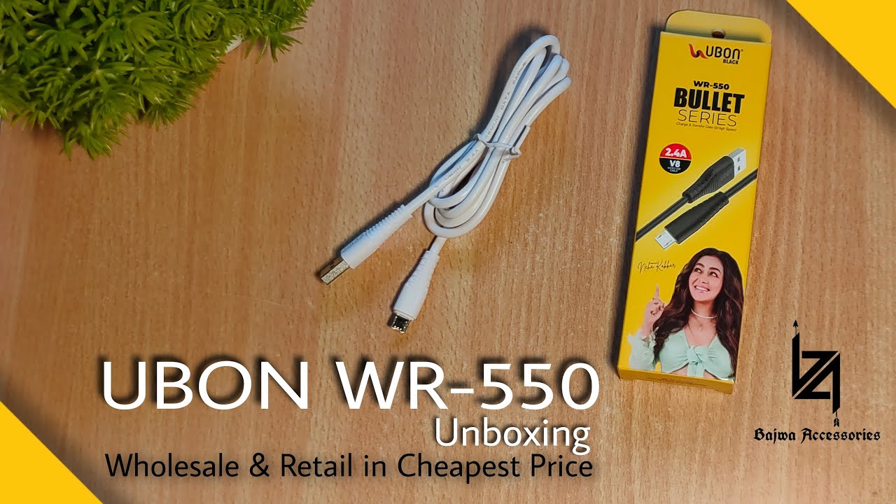 Best Data Cable | Fast Charging | Best Brand | V8 Cable | Ubon | WR-550 | Bullet Series