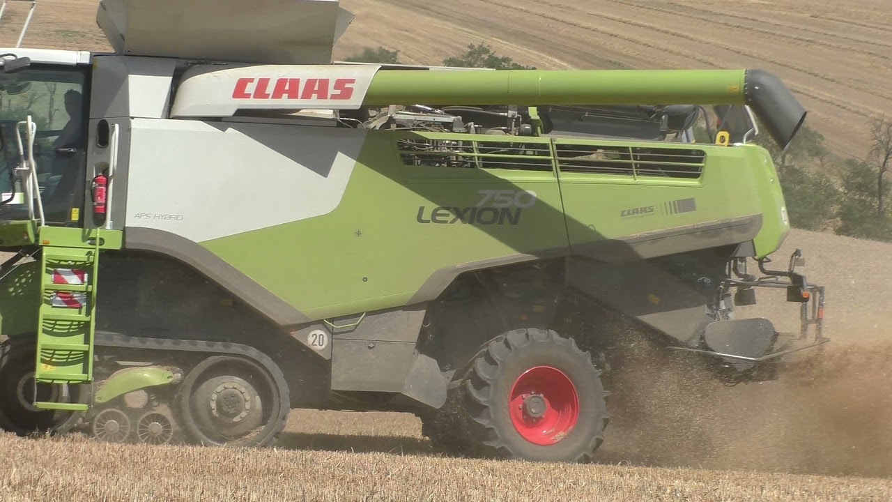 Claas Lexion 750 TT SW 770         beim Weizen Dreschen im Kyffh&auml;userkreis Greu&szlig;en Juli 2020 Teil 12