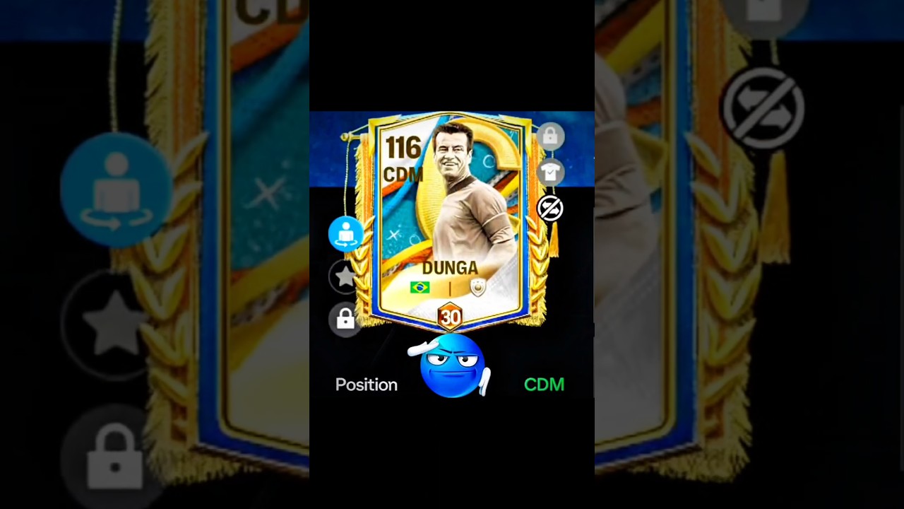 Dunga is a Complete CDM 🔥. #fcmobile #fcmobile