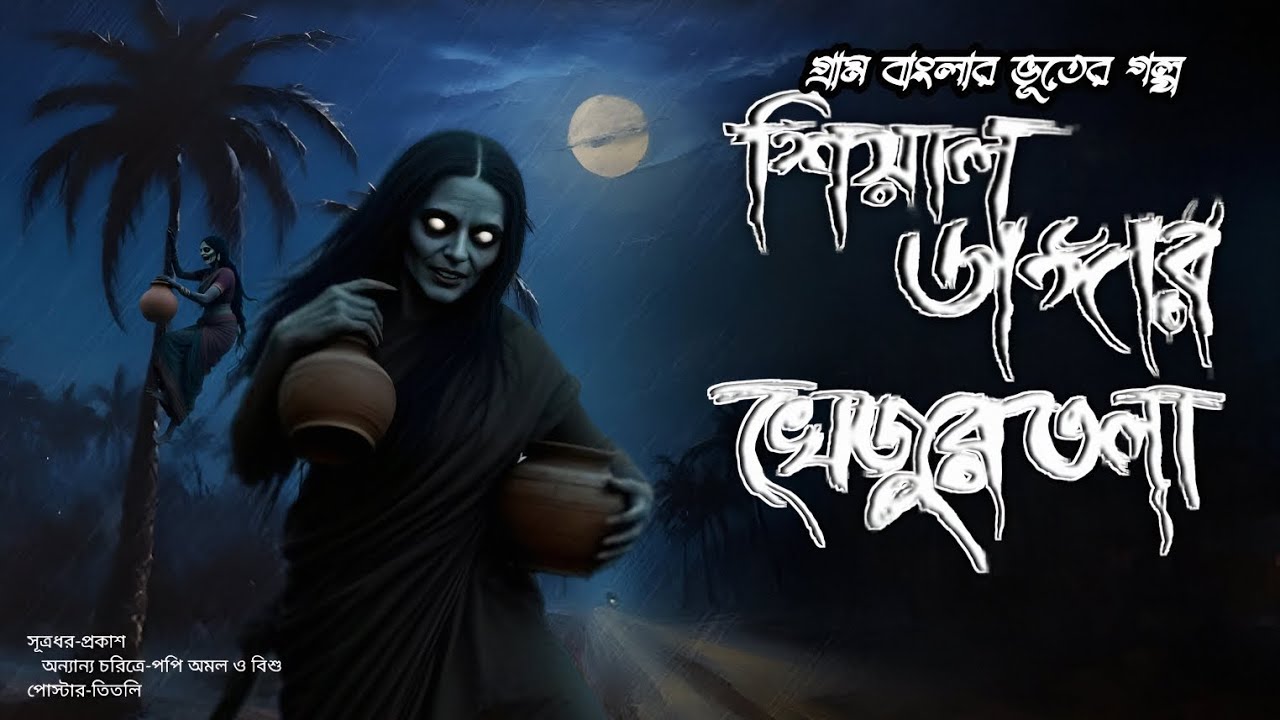 শিয়াল ডাঙ্গার খেজুর তলা। গ্রাম বাংলার ভুতের গল্প। Horror story। Ghost story। Bengali audio story