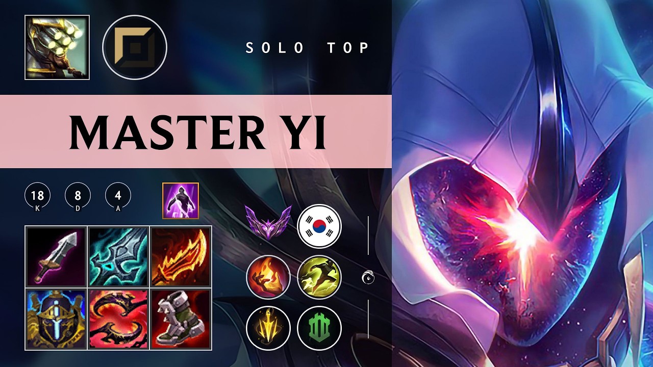 Master Yi Top vs Lee Sin - KR Master Patch 26.04