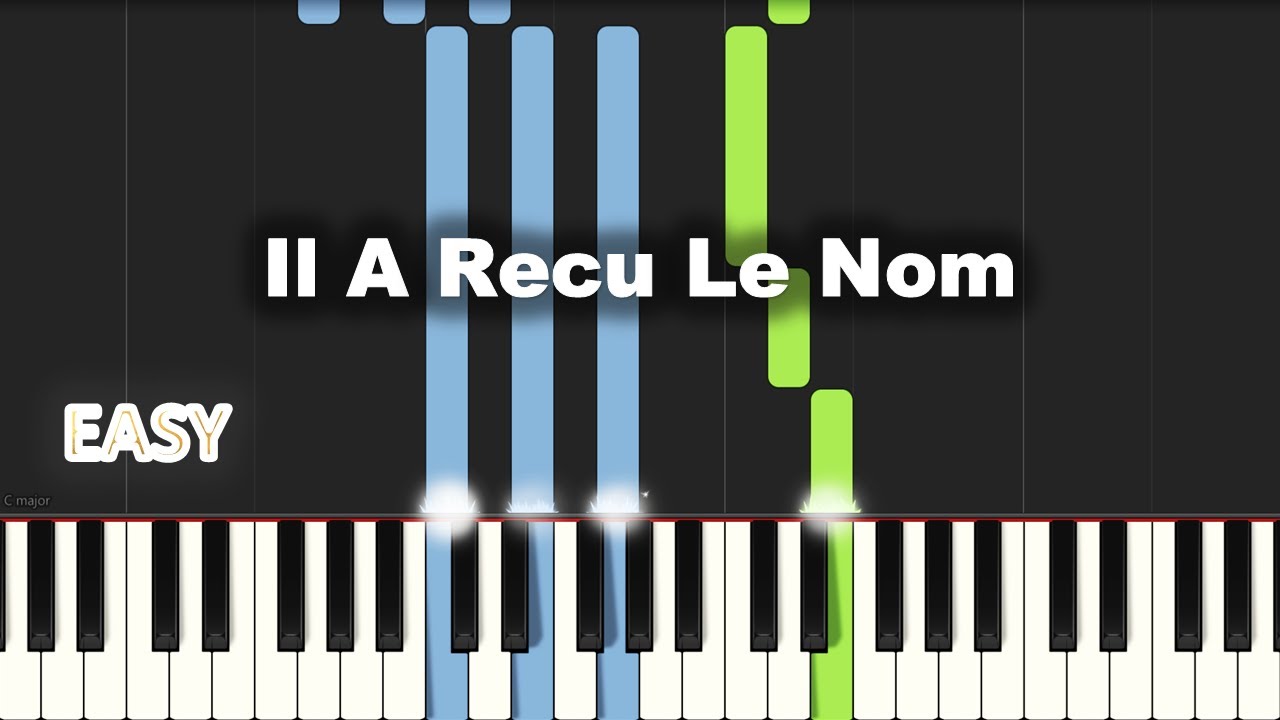 Il A Recu Le Nom | EASY PIANO TUTORIAL BY Extreme Midi