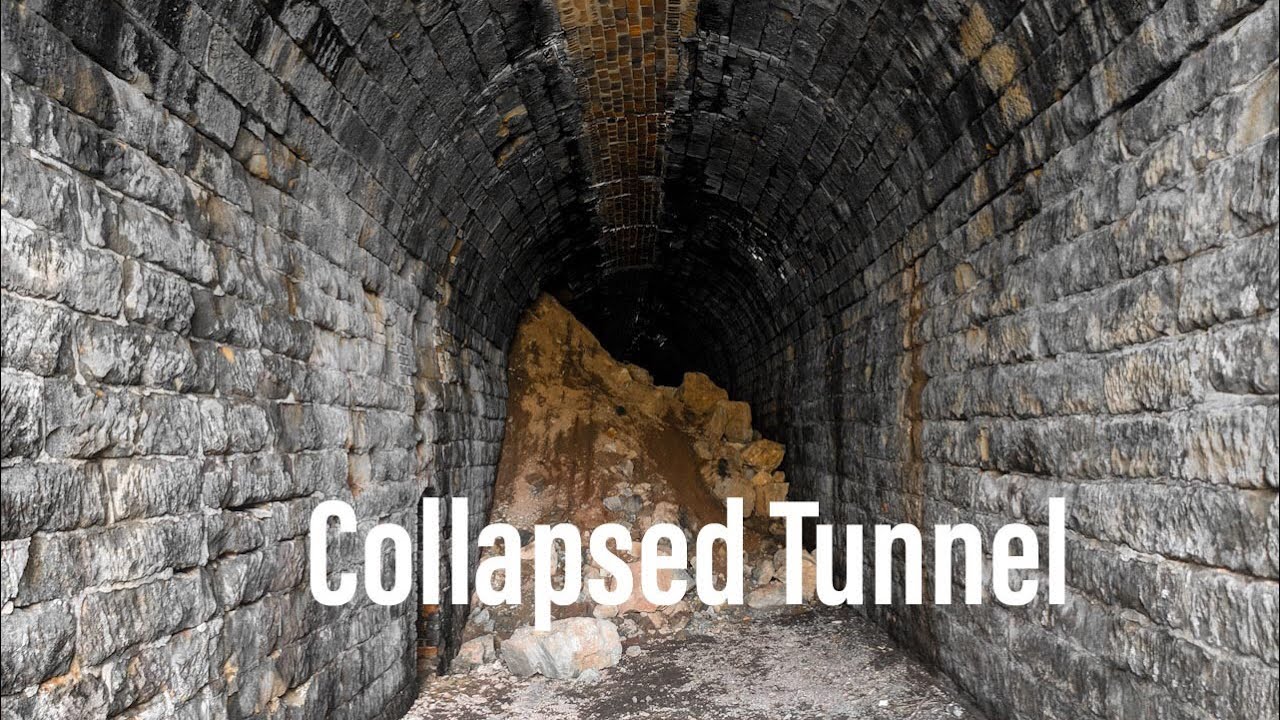 Exploring the Ruins of an Abandoned Collapsed Train Tunnel