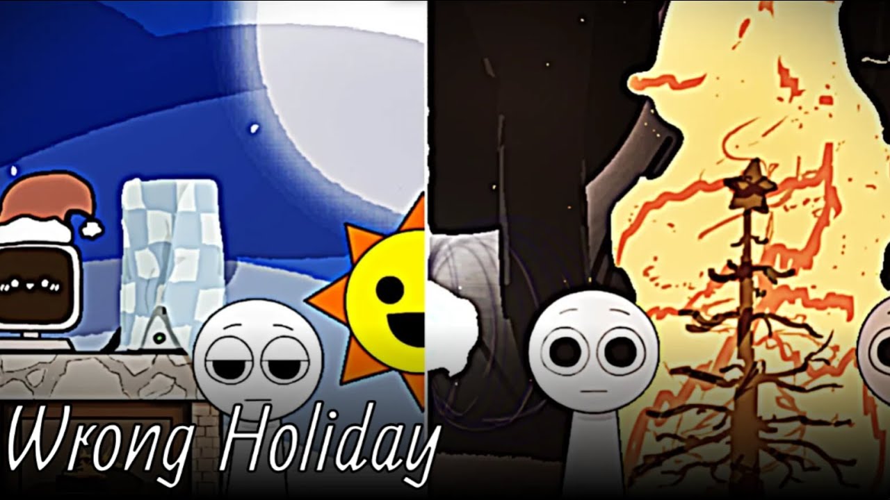 'Wrong Holiday' -Sprunki: Winter mix