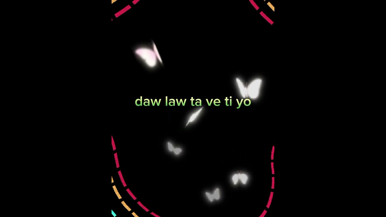 เพลงลาหู่ คาราโอเกะ ร้องได้ daw law ta ve ti yo