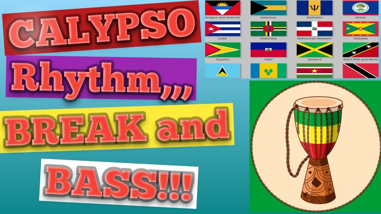 Tutorial of the Caribbean folk rhythm Calypso Pt1. The break and the bass.