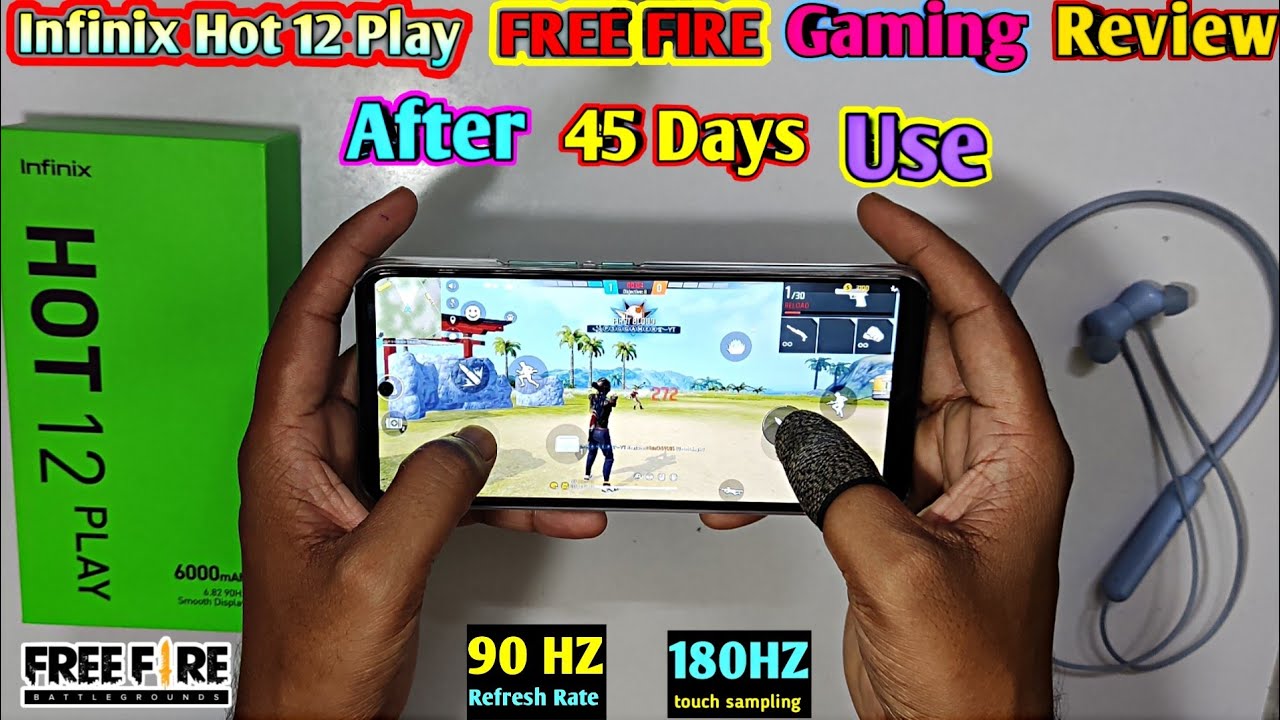 Infinix Hot 12 Play Free Fire Test After 45 Days || Infinix Hot 12 Play Free Fire Gameplay ||
