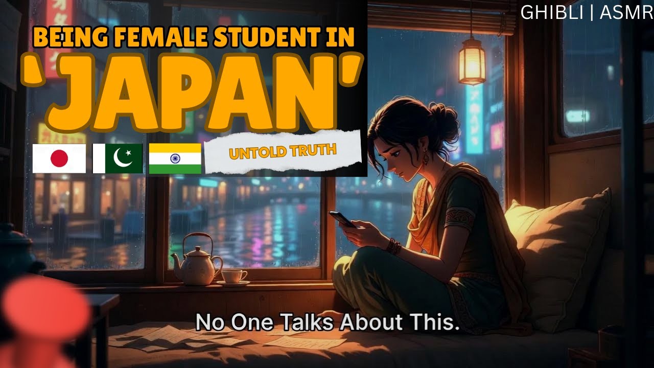 Alone in Japan: An Indian Girl’s Silent Struggle | Cozy | Ghibli Style