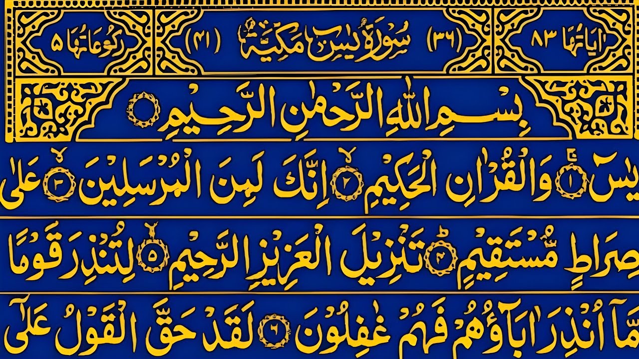 Surah Yaseen Surah Ar Rahman | Qur'an Recitation | Surah Yasin Tilawat Full | With Arabic 4k HD 967