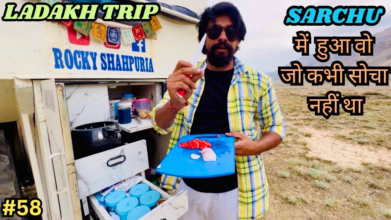 PANG TO SEARCHU MOST DANGEROUS ROAD IN INDIA | SOLO LADAKH ROADTRIP ON TRACTOR 🚜