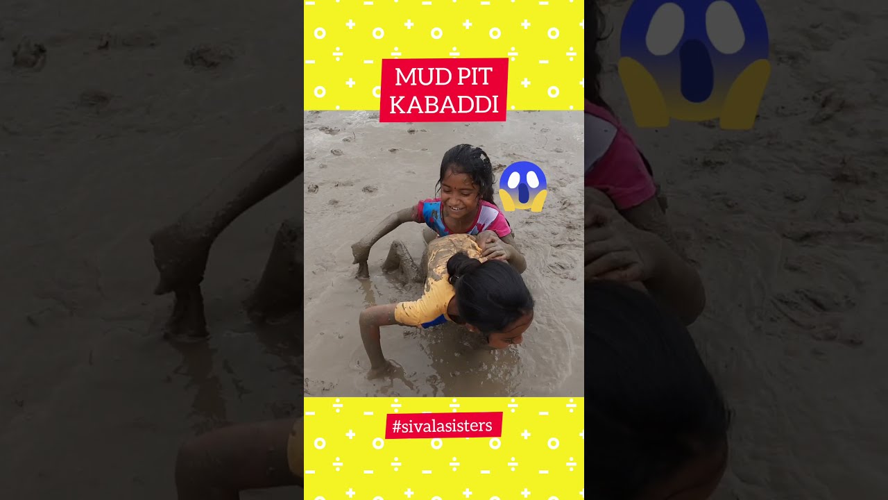 How to Play Kabaddi on the Mud Pit #shorts #sivalasisters