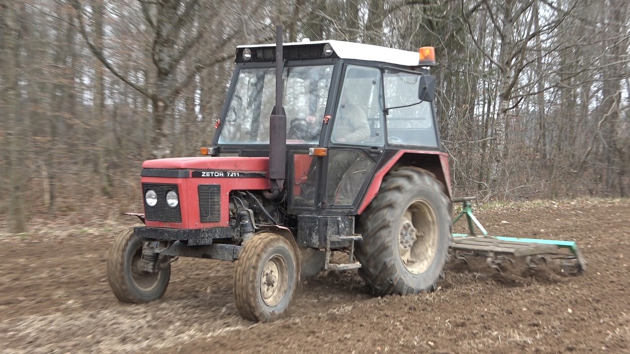 Zetor 7211 Kultywatorowanie pod owies