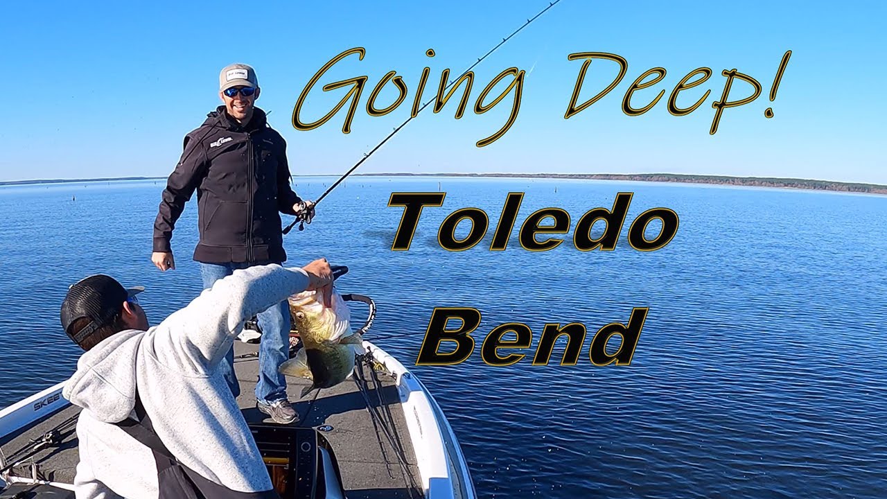 Fishing out deep on Toledo Bend! We found the Fish!