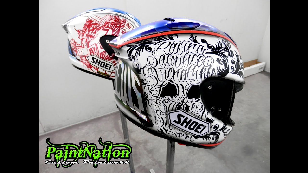 Simon Andrews 2014 Shoei X-spirit 2 helmet by PaintNation
