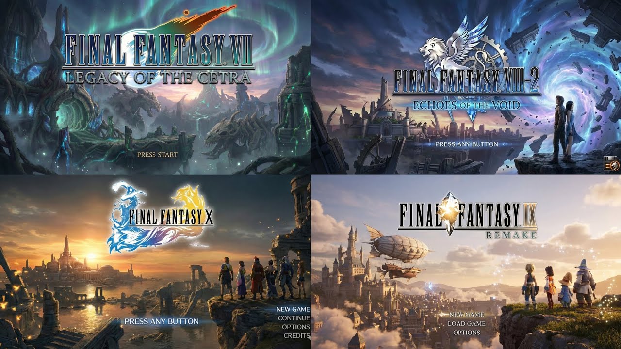 What If Final Fantasy Games - Full Trailer Collection