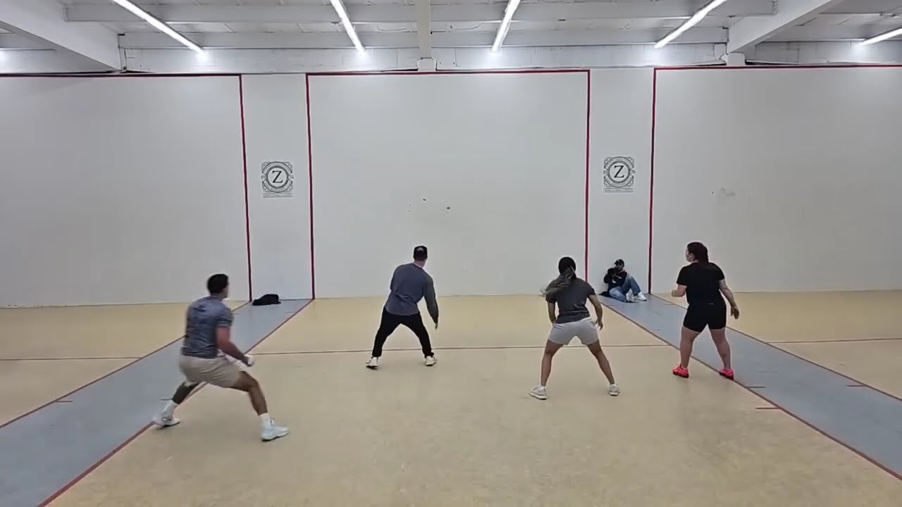 Zerega - Wallball A/B Mix Quarters - Sky Mel & Mike D vs Shantel & Mark - Filmed By Shena 12.20.2025