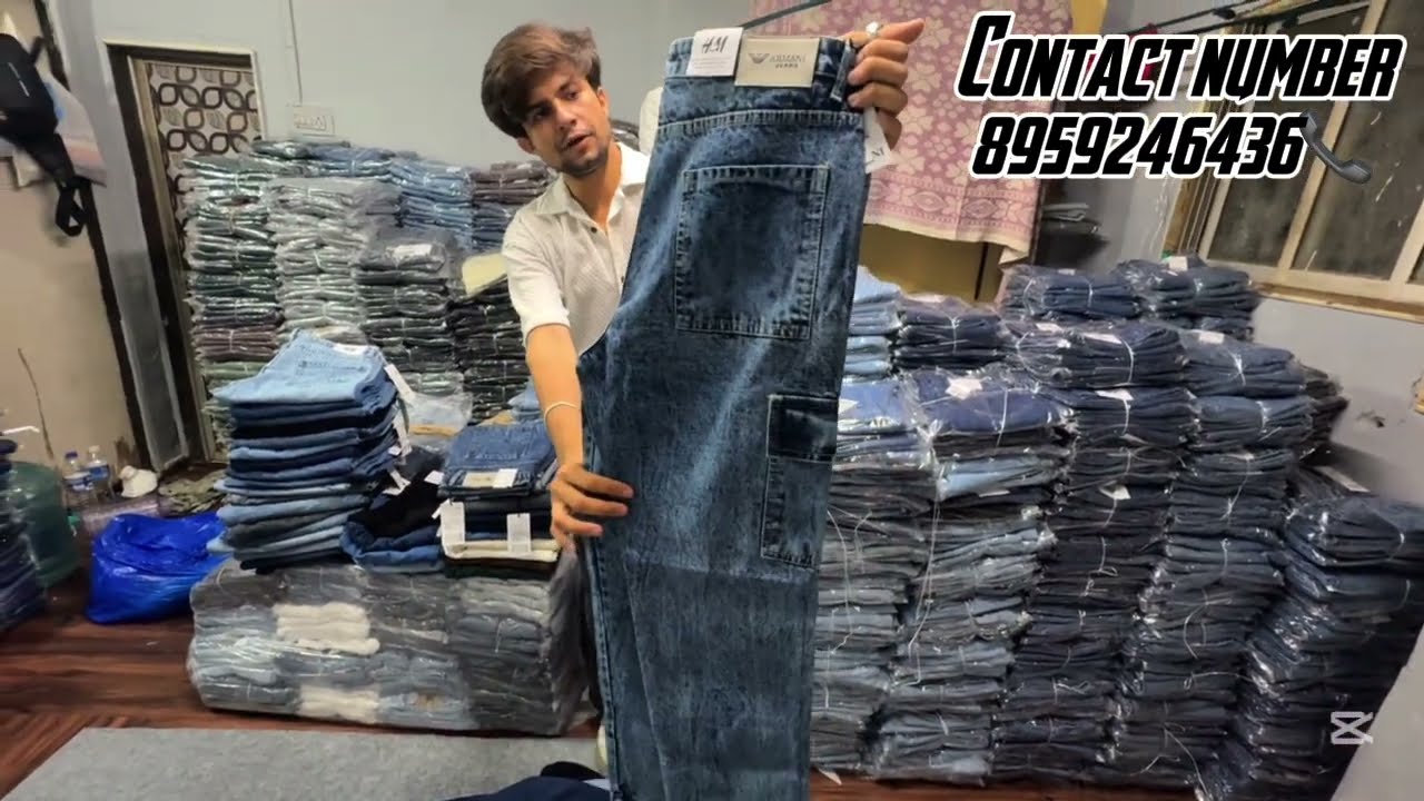 Jeans Wholesale 2025 | Baggy, Mom Fit, Straight Fit, Cargo Jeans 👖| Best Prices in Mumbai