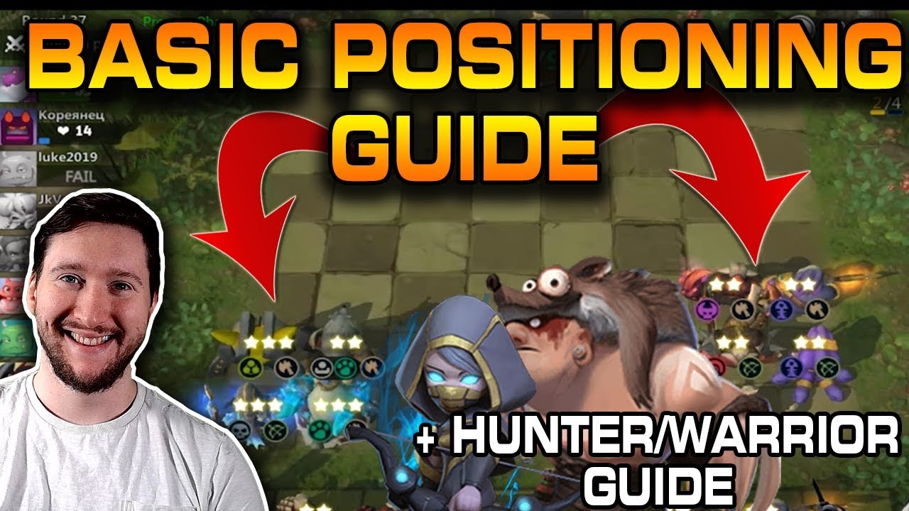 Basic Positioning Guide for Auto Chess Mobile + Warrior/Hunter Strategy Guide!