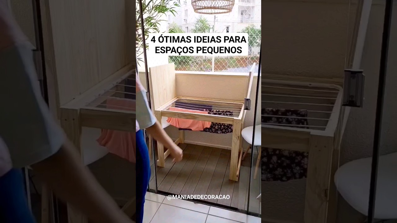 4 &Oacute;TIMAS ideias para espa&ccedil;os pequenos!
