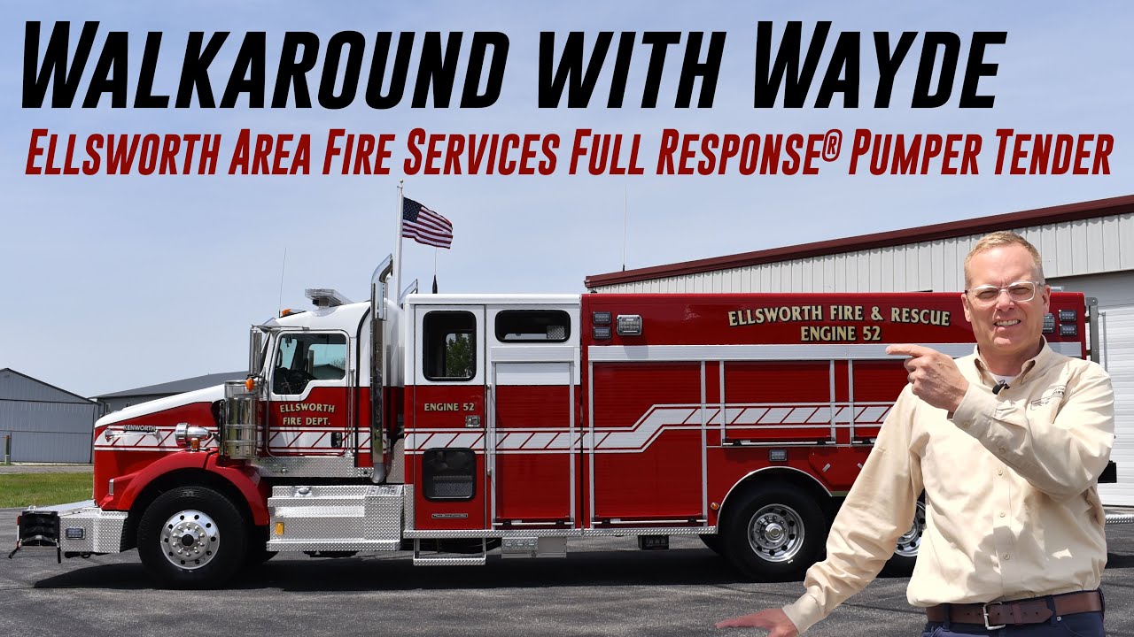Ellsworth Area Fire Service's Full Response® Pumper Tender by CustomFIRE