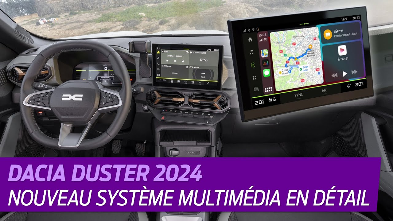 Dacia Duster 2024. Nouveau système multimédia en détail