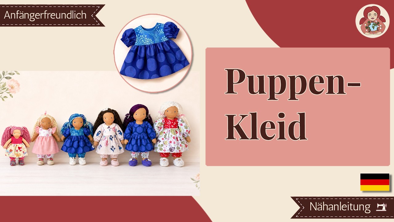 DIY | Puppenkleid selber machen | Schritt für Schritt Anleitung • Sami Doll Tutorials