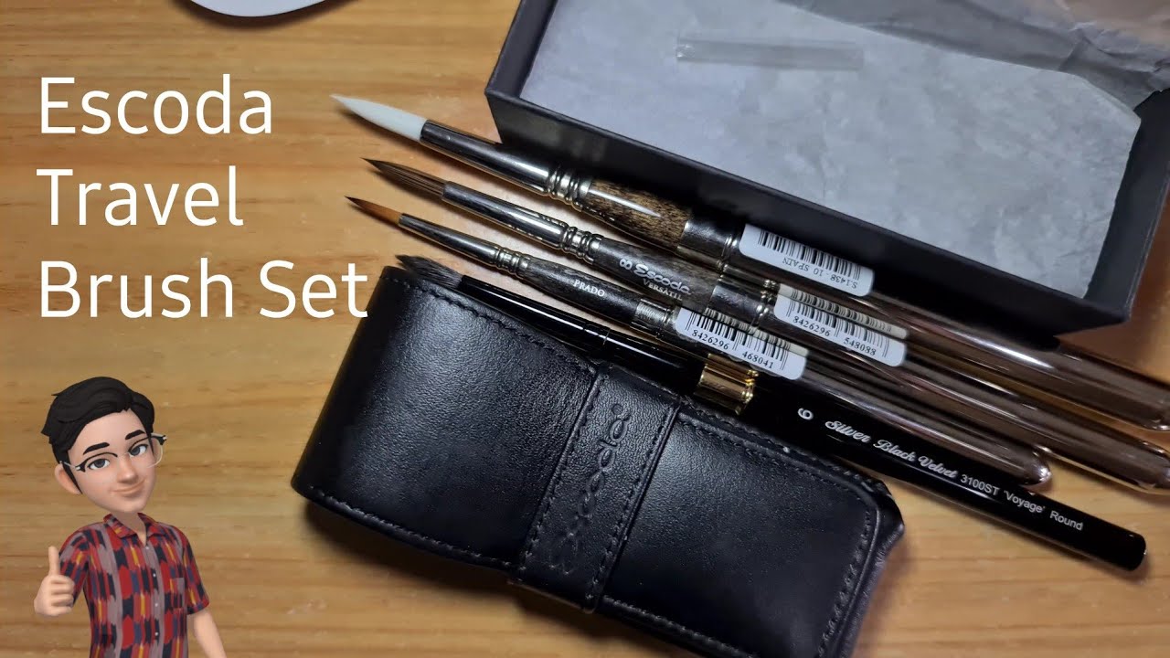 Unboxing Escoda Travel Brush Set