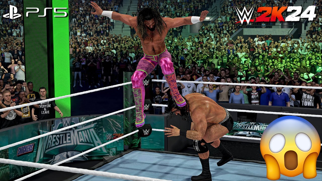 WWE 2K24 - Drew McIntyre vs. Seth Rollins - Full Match at WrestleMania XL | PS5™ [4K60]