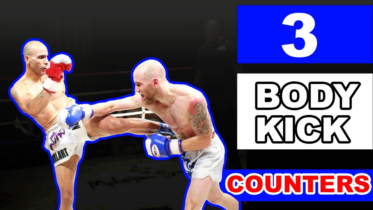 3 Muay Thai Counters | How To Catch and Counter The Body Kick