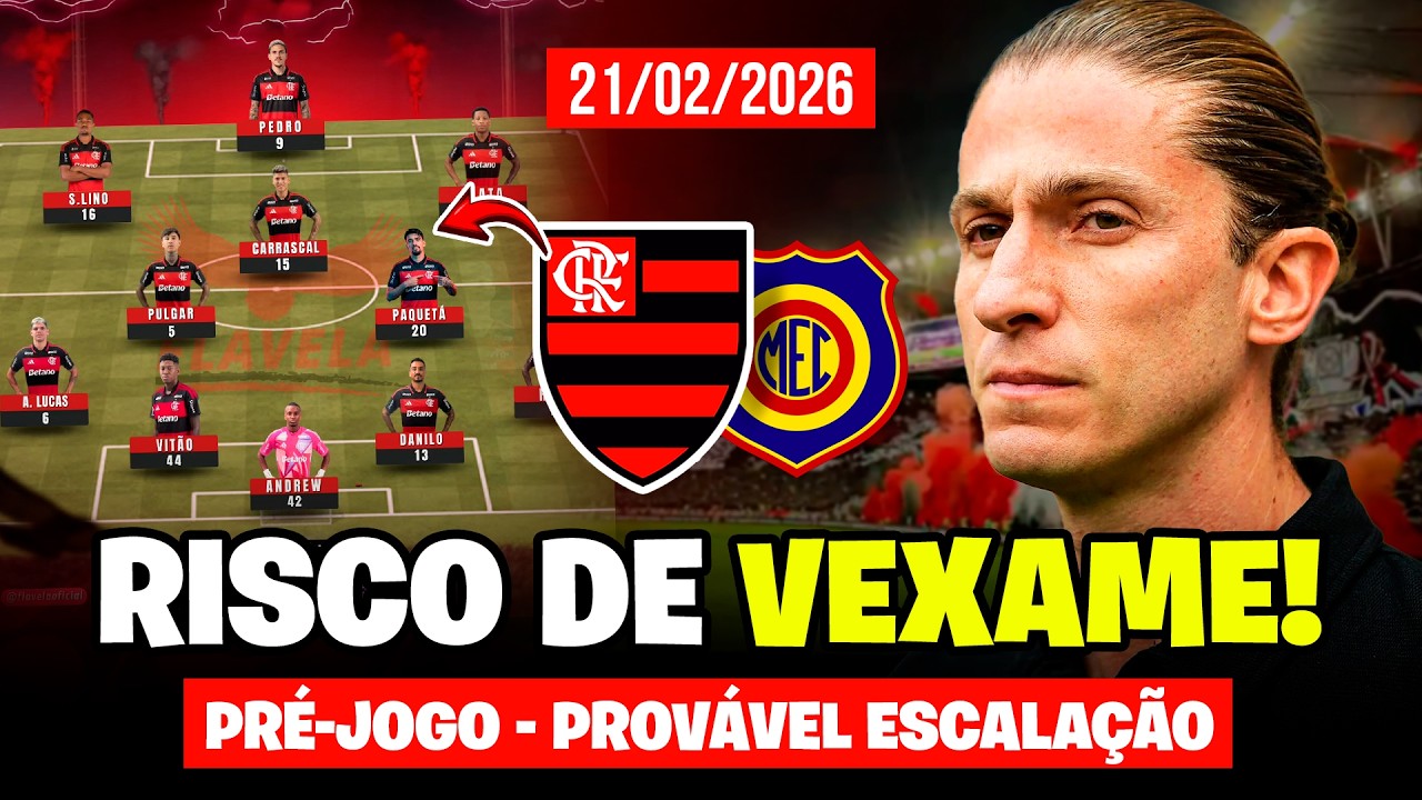VAI DAR ZEBRA? 🔥 O RISCO REAL DO FLAMENGO HOJE CONTRA O MADUREIRA NA ESCALAÇÃO!