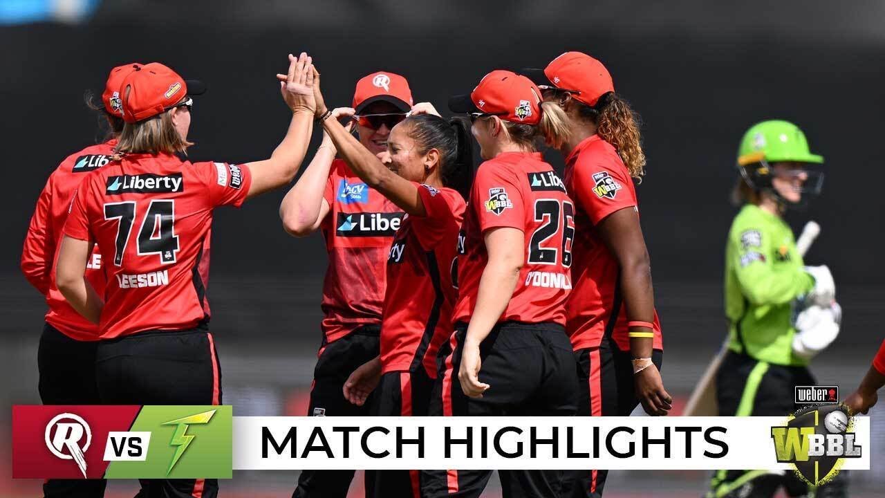 Renegades take down Thunder in Hobart | WBBL|08
