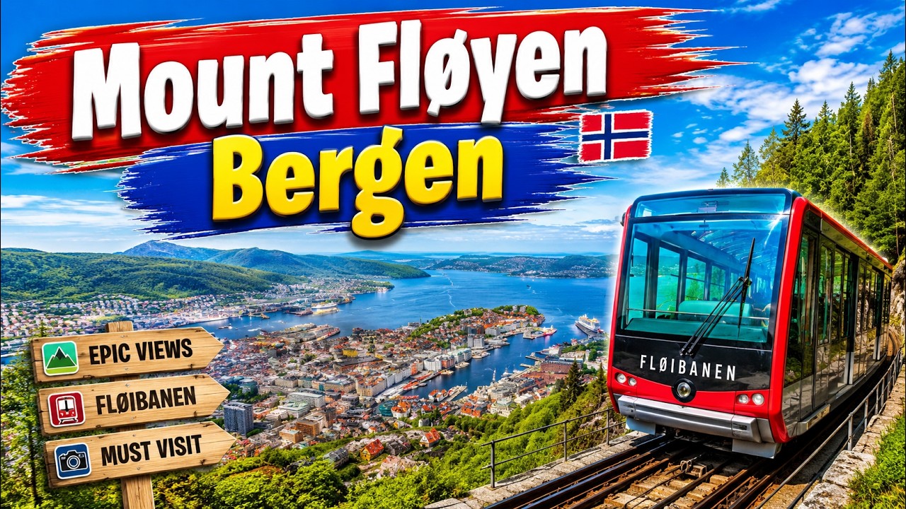 Exploring Mount Floyen & Fl&oslash;ibanen Funicular | Best Family Activities in Bergen, Norway