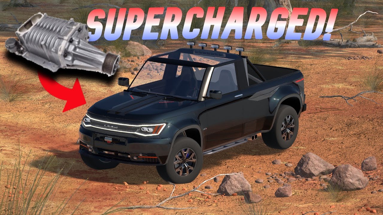 800 HORSEPOWER SUPERCHARGED MUSCLE TRUCK! | Automation/BeamNG