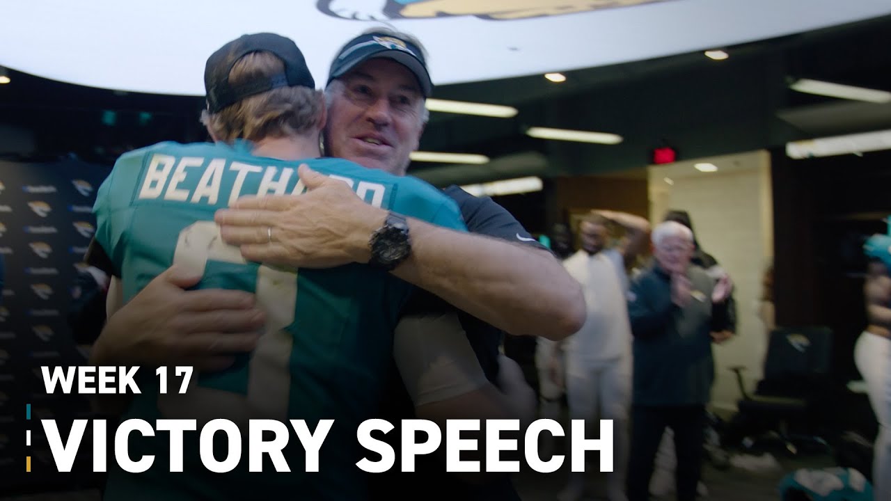 Head Coach Doug Pederson Victory Speech after Win Over Panthers | Jacksonville Jaguars