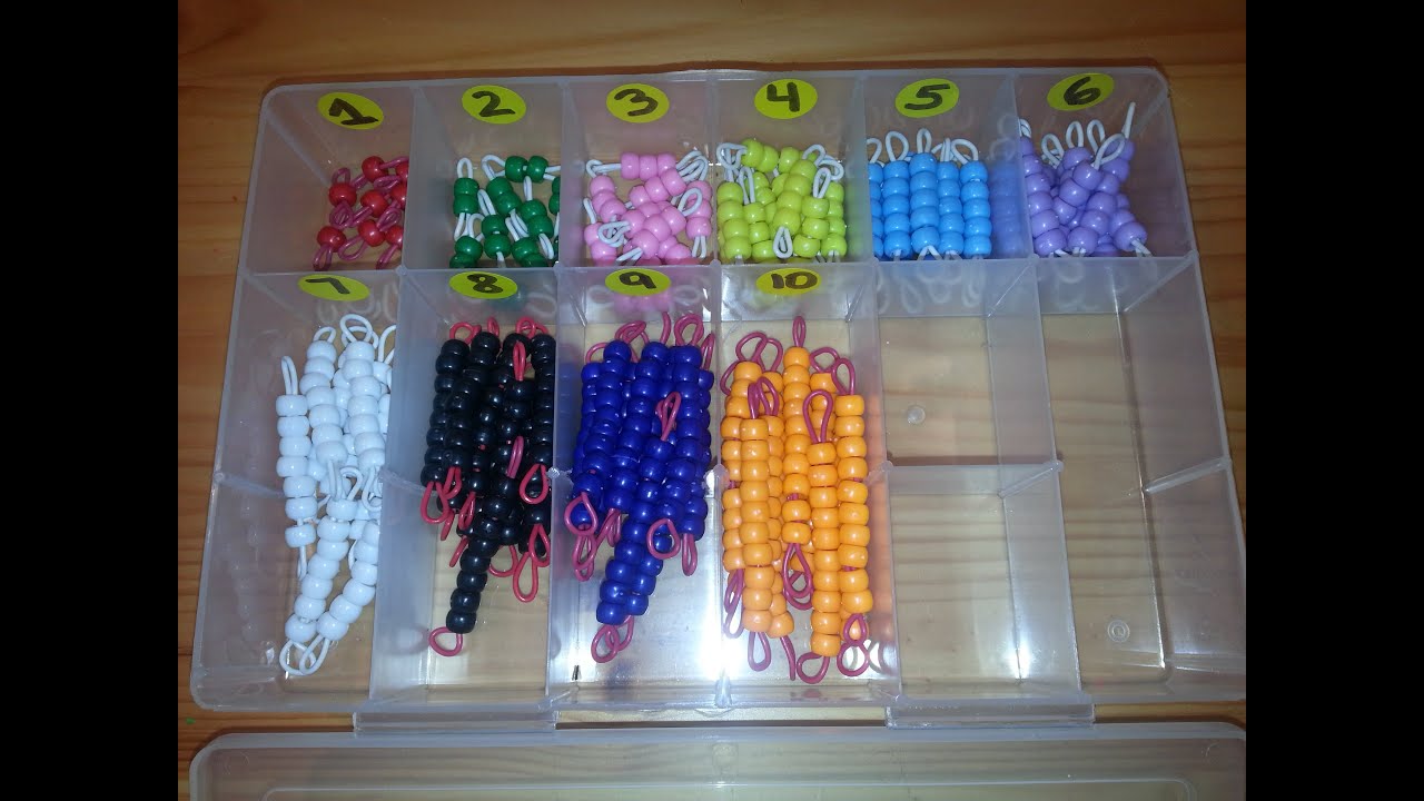 Homemade Montessori Beads- Make your own $13