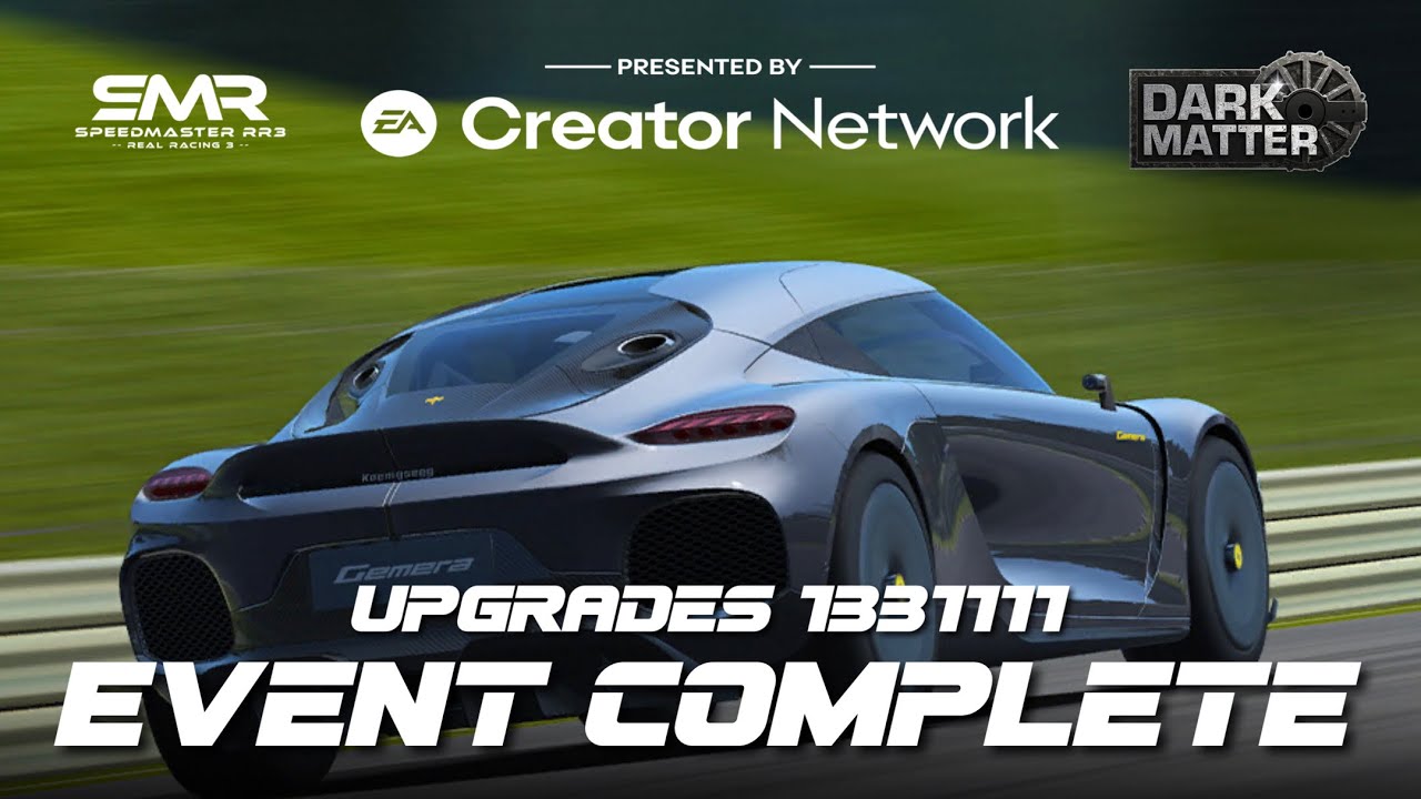 Real Racing 3 Dark Matter - Koenigsegg Gemera - Event Complete - Upgrades 1331111