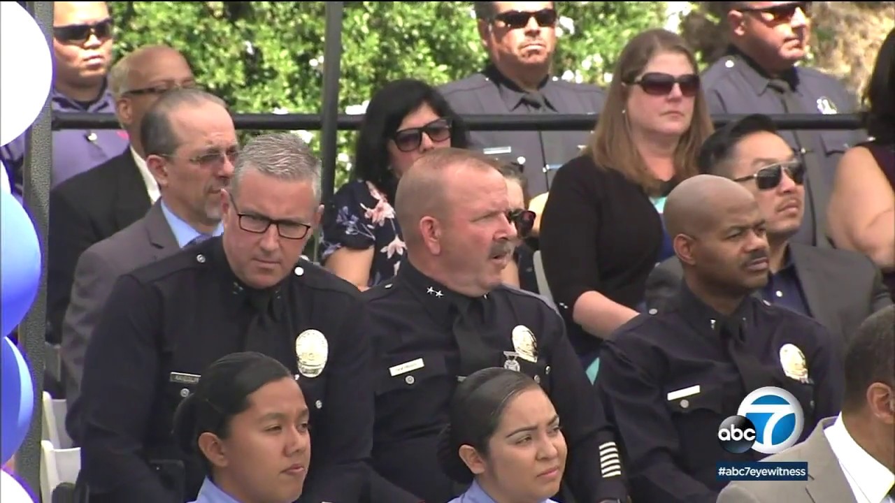 LAPD chief delivers stern message to cadets amid number of officers in trouble with law I ABC7