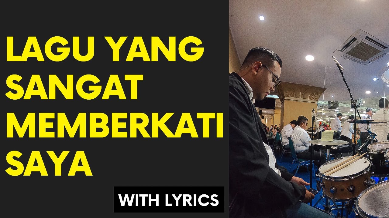 Eka Daniel Drum Cam With Lyrics | Sungguh Indah Bersama-Mu (Hanya Dekat Allahku)