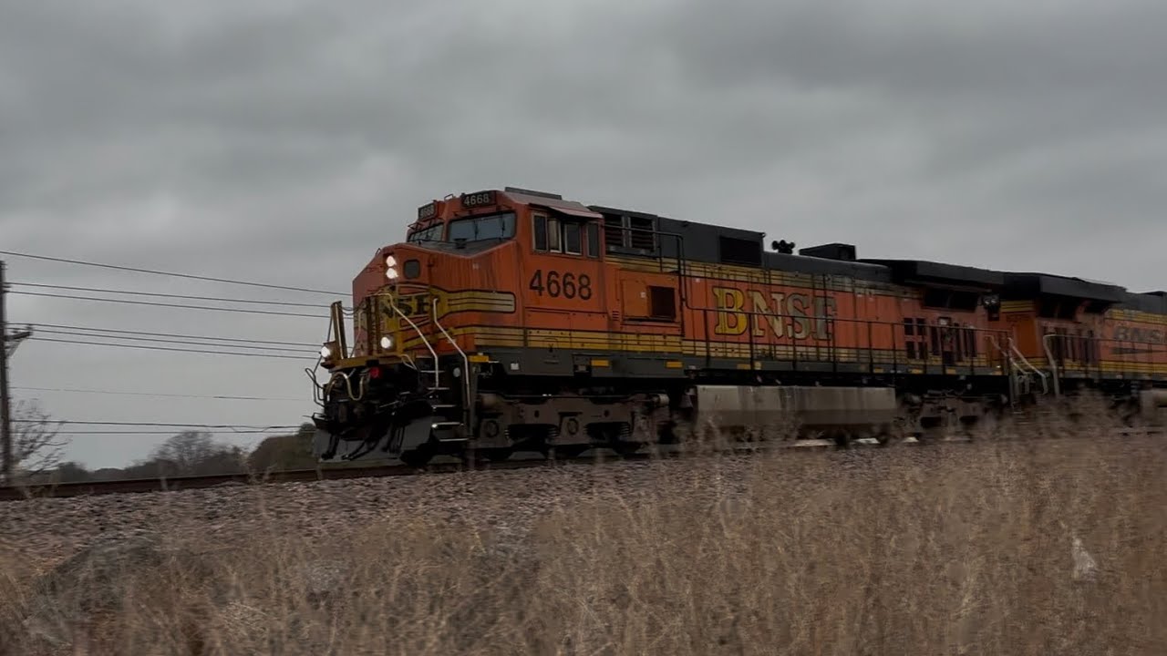 BNSF 4668 - Carrollton, TX (February 14, 2026)❤️ #bnsf 