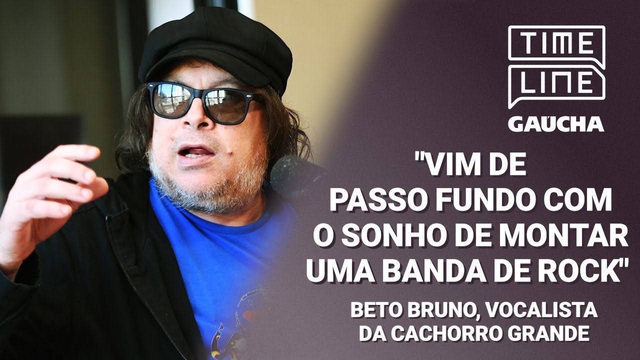 Beto Bruno, vocalista da Cachorro Grande, relembra o início da banda | Timeline Gaúcha